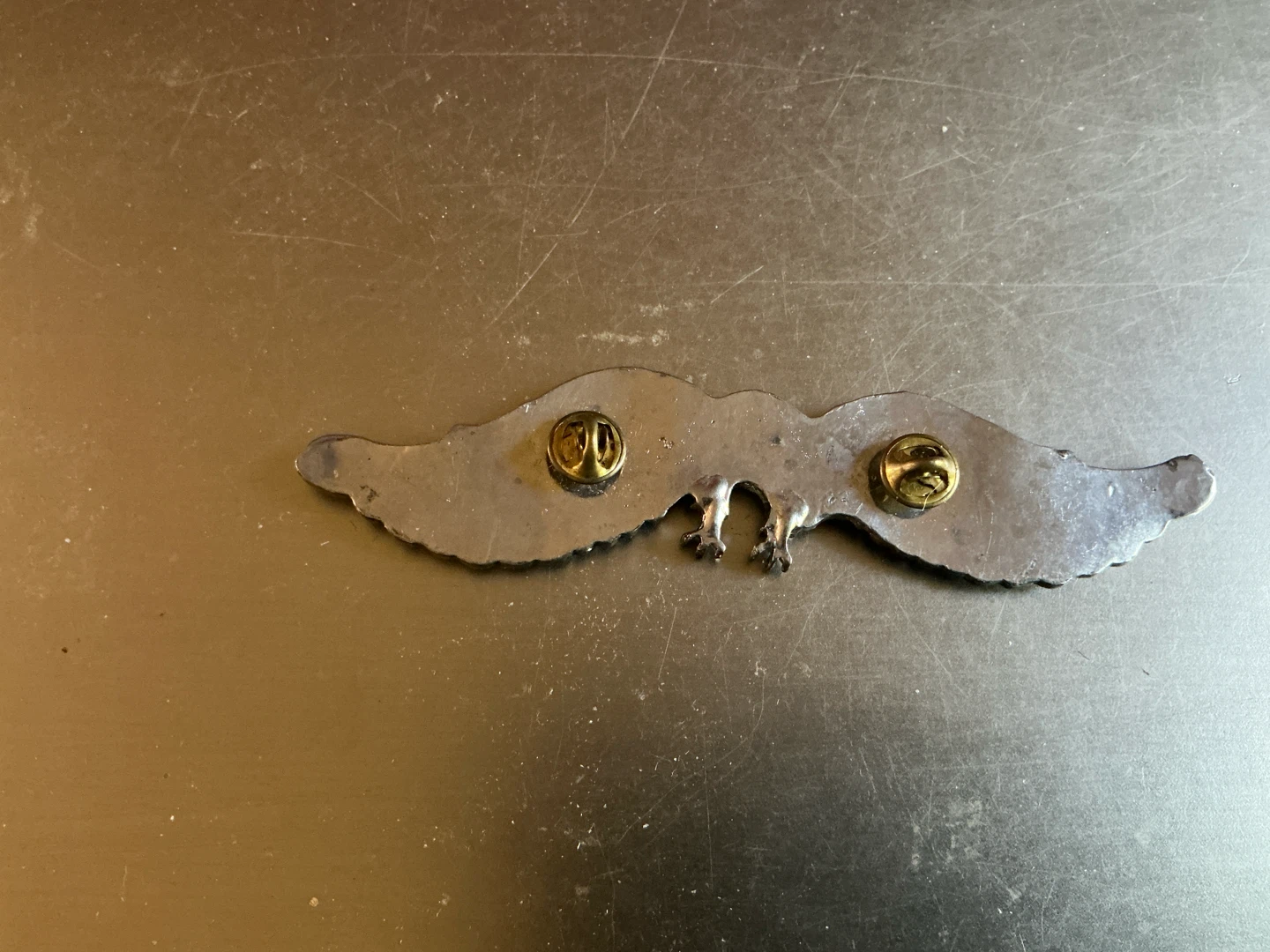 Spread-winged, bald eagle pin - photo 2