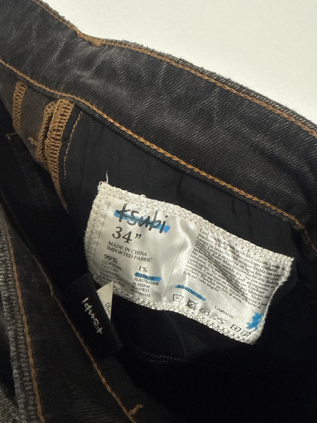 Ksubi Black Distressed Jeans Size 34 - photo 5