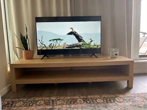 Scandi-style Media Console for your smart TV and sound system.