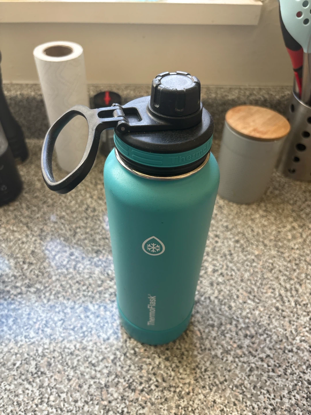 ThermoFlask Water Bottle - 40 oz Turquoise