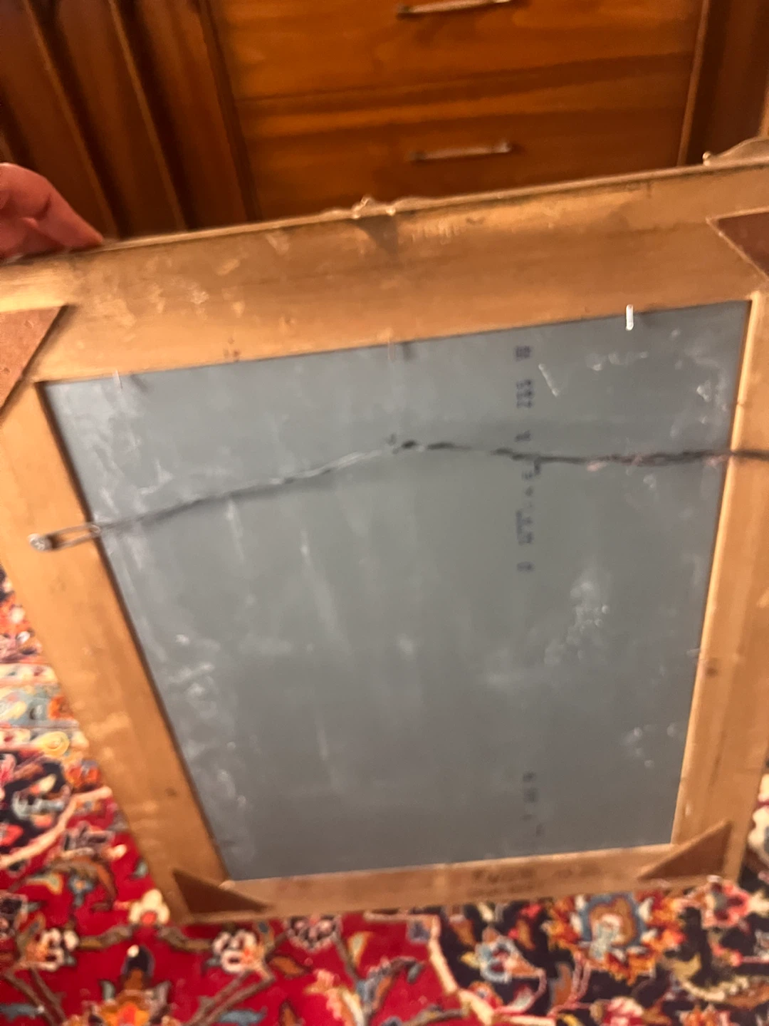 3 - Vintage Ornate Gold Mirror - photo 2
