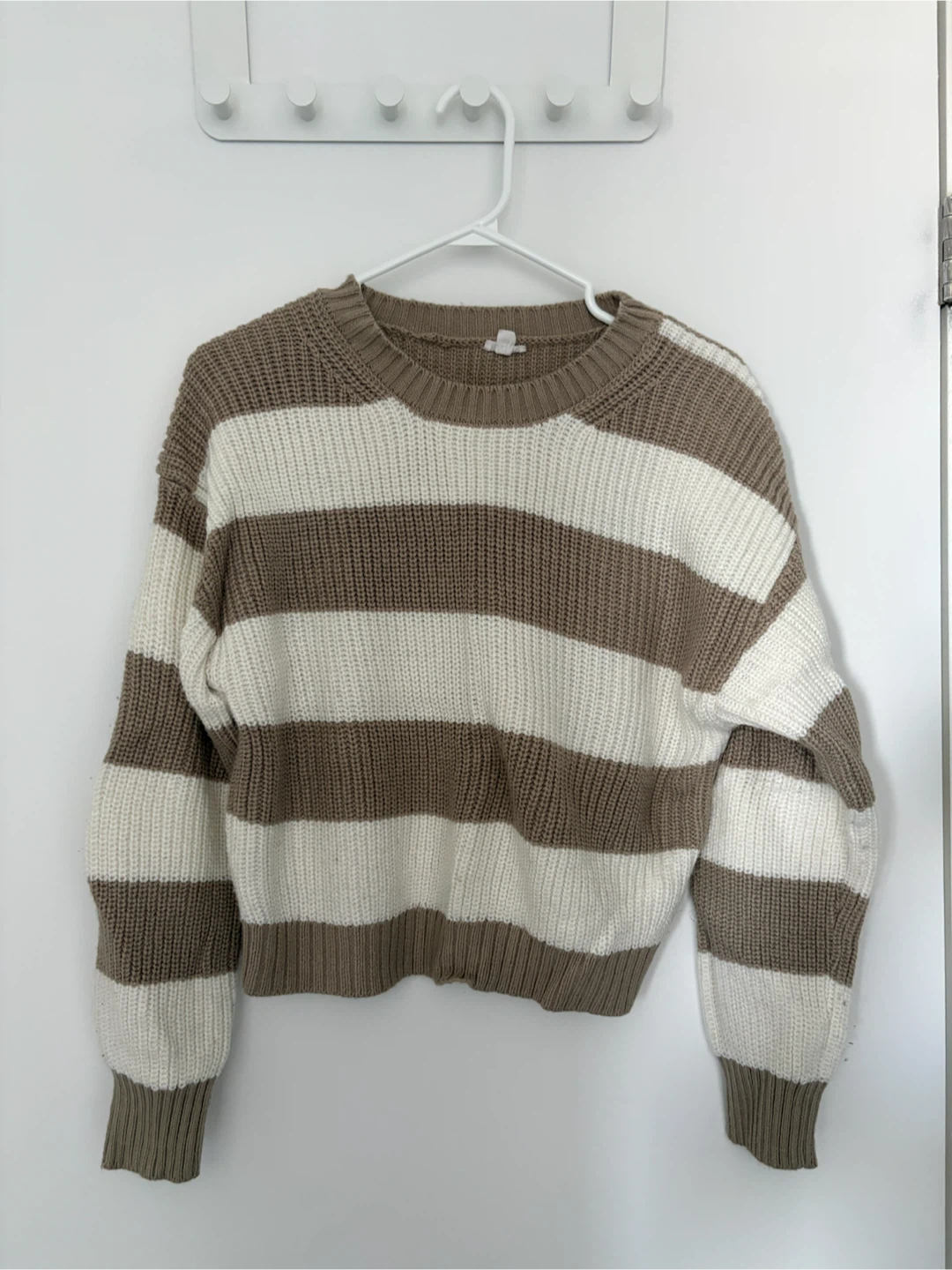 GARAGE Striped Knit Sweater
