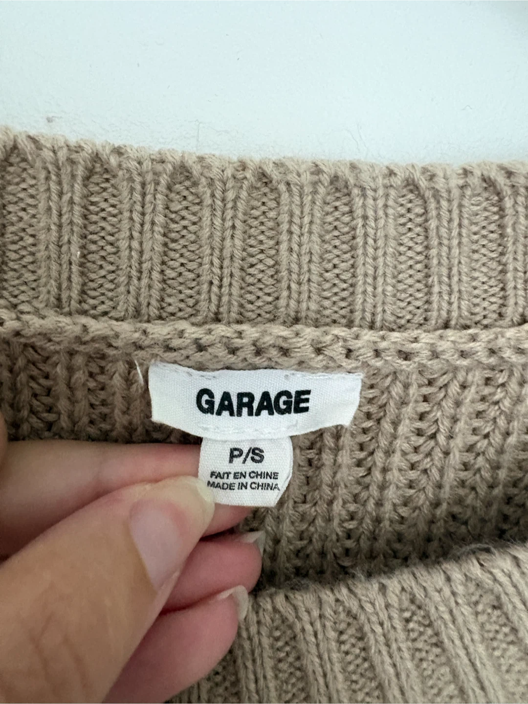 GARAGE Striped Knit Sweater - photo 2