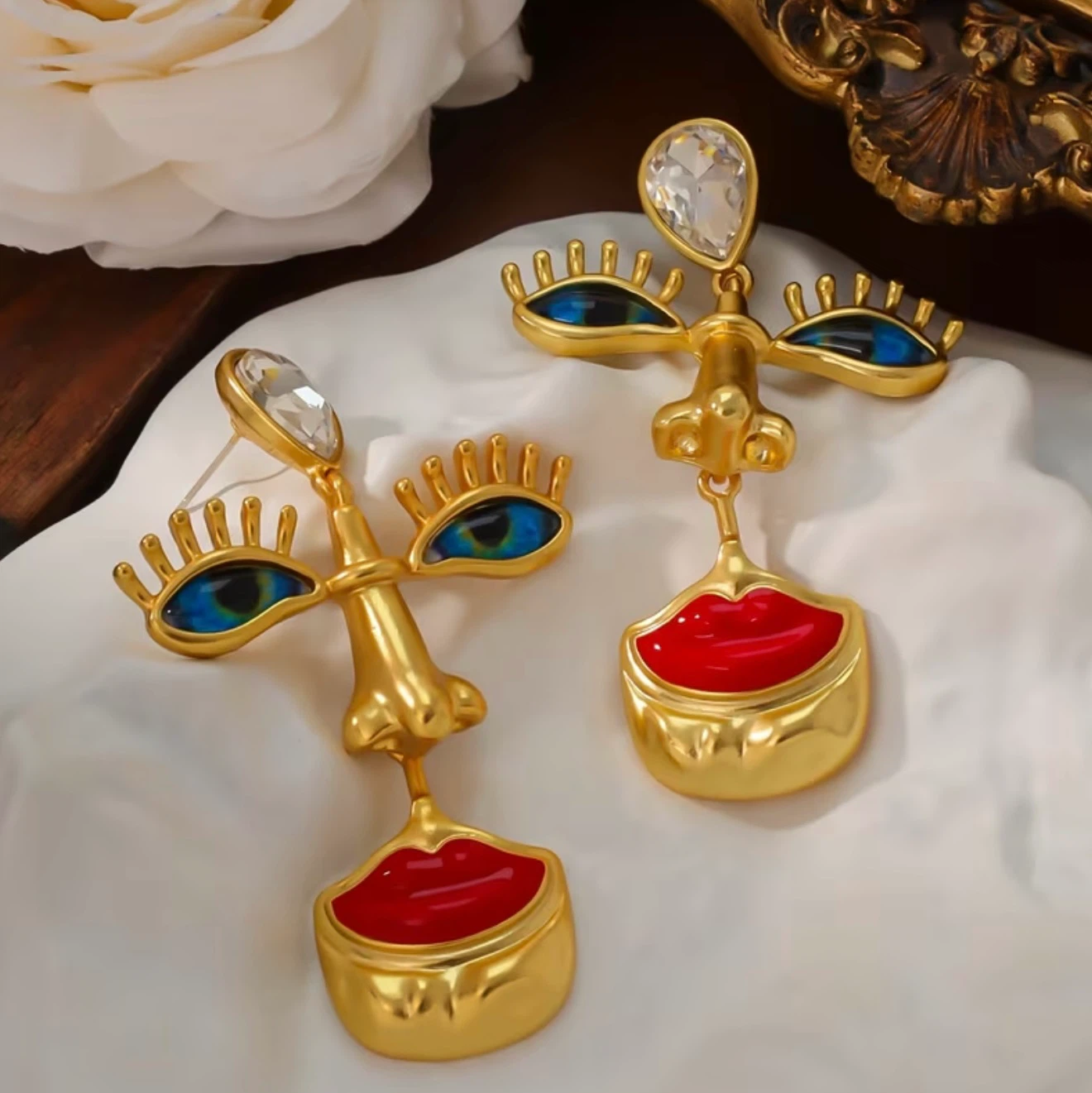 Schiaparelli Inspired Earrings