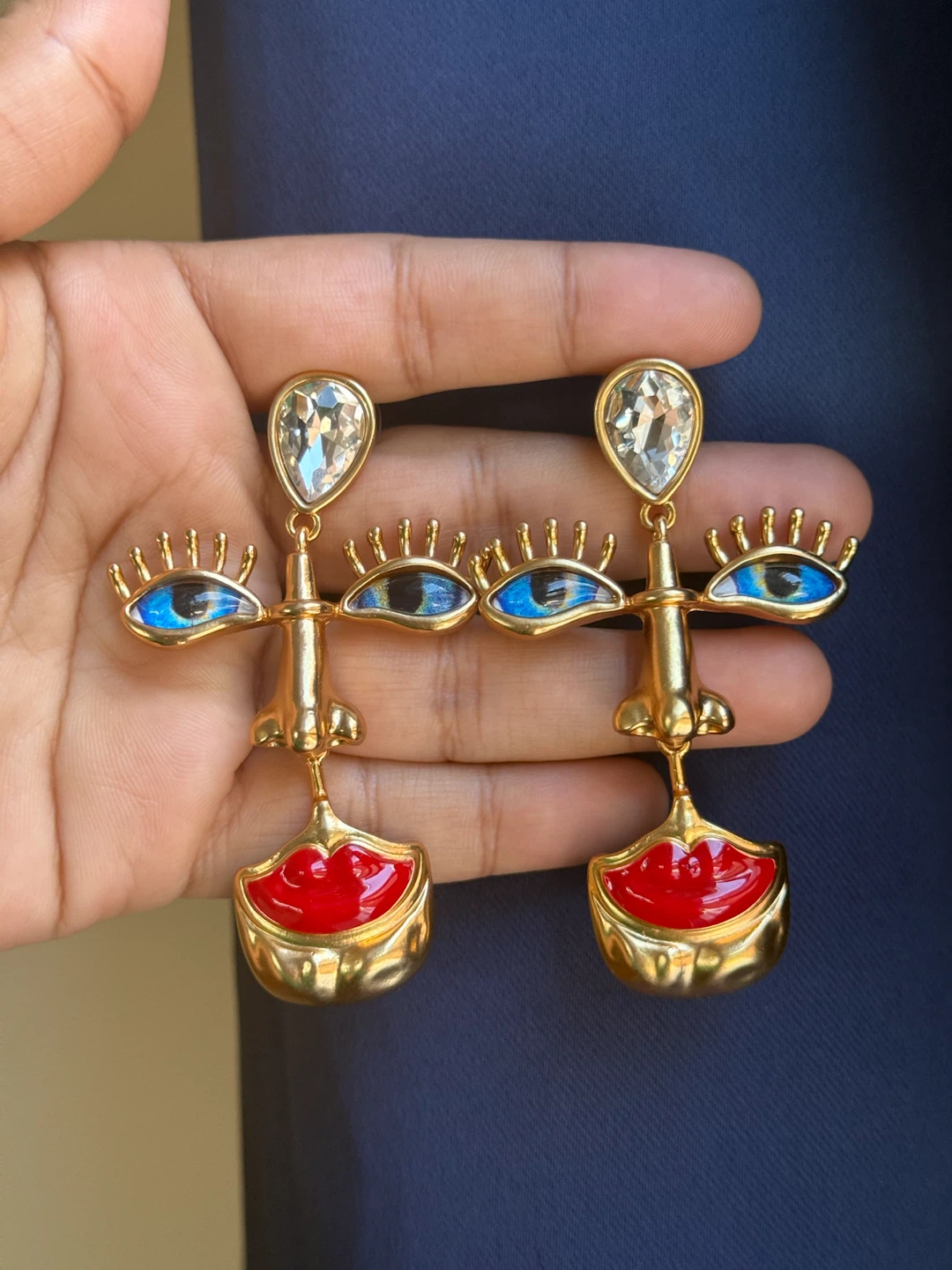 Schiaparelli Inspired Earrings - photo 2