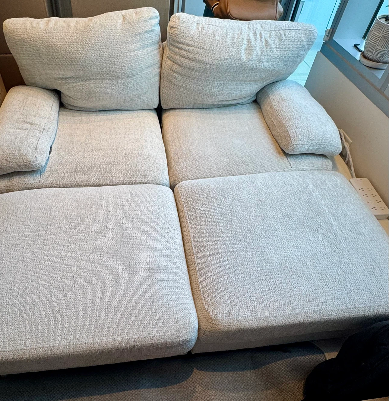 FREE Loveseat- Ivory - photo 2