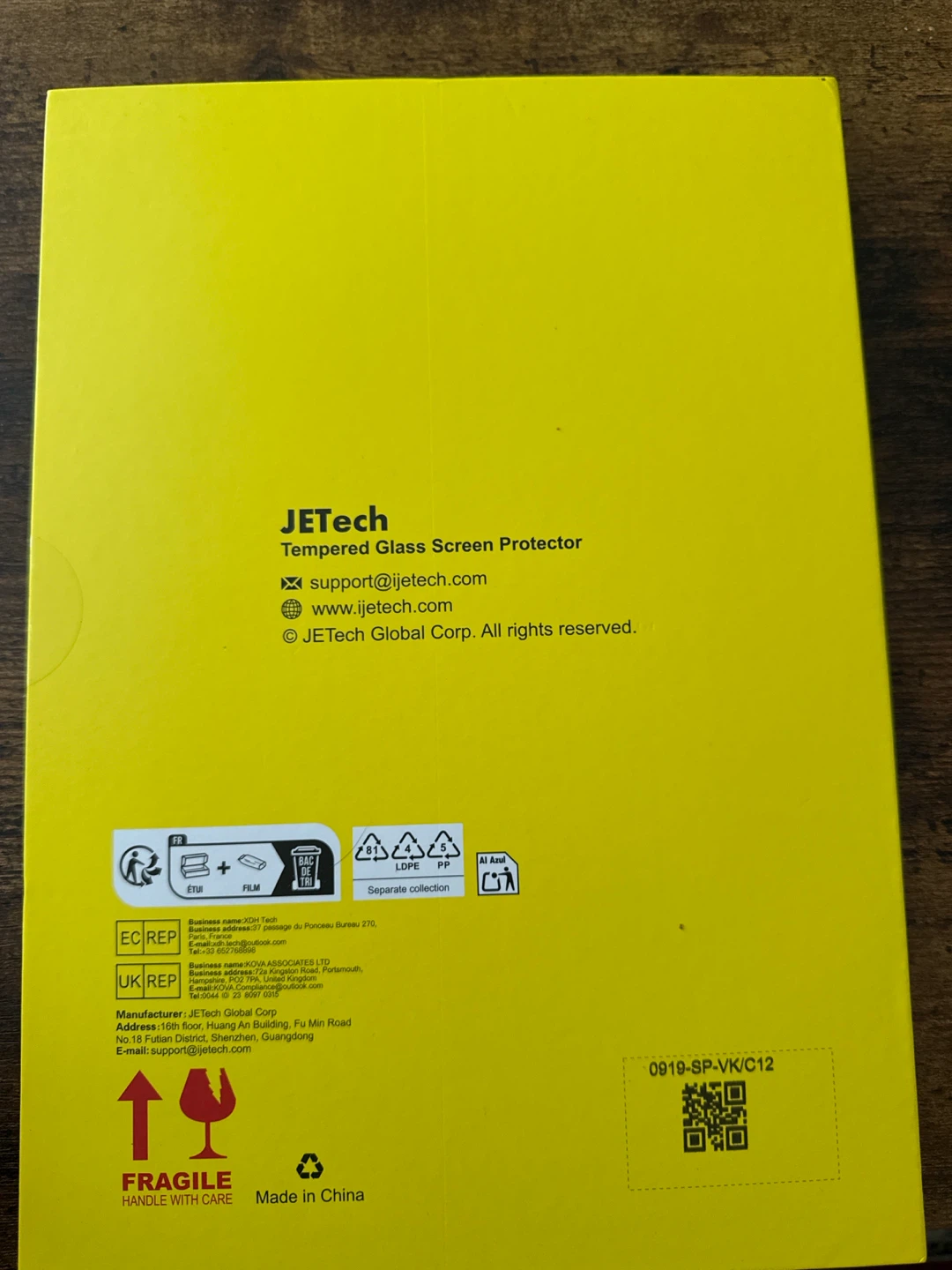 JETech Tempered Glass Screen Protector for iPad Air 5/4 - photo 2