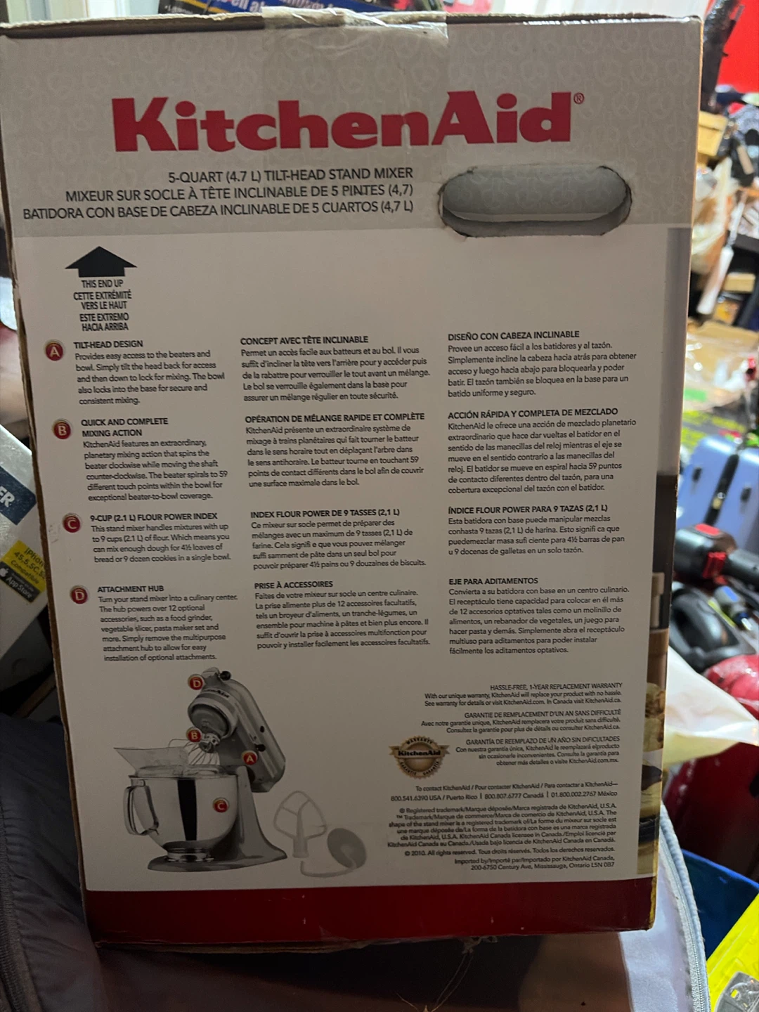 KitchenAid 5-Quart Tilt-Head Stand Mixer - photo 3