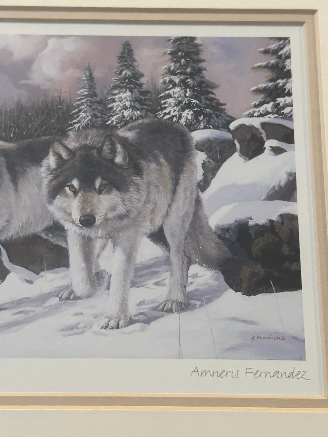 Amneris Fernandez "On the Prowl" Framed Art Print - photo 4