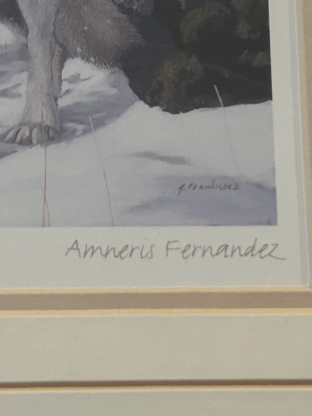 Amneris Fernandez "On the Prowl" Framed Art Print - photo 5
