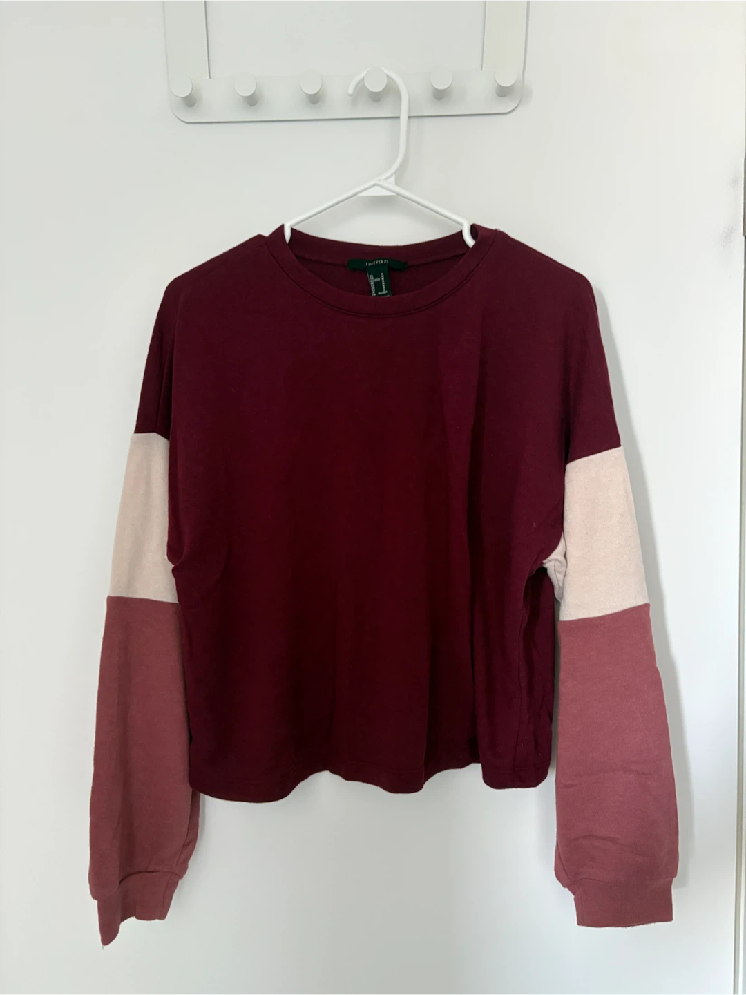 Forever 21 Colour Block Long Sleeve Top