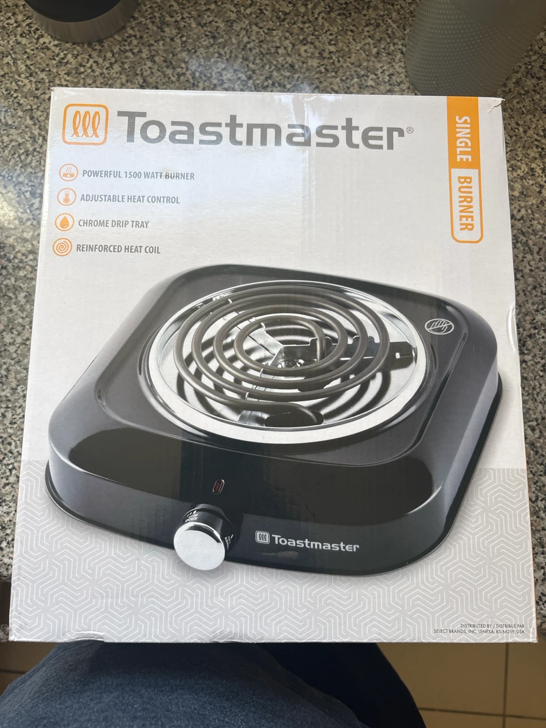 Toastmaster Single Burner Portable Electric Stove