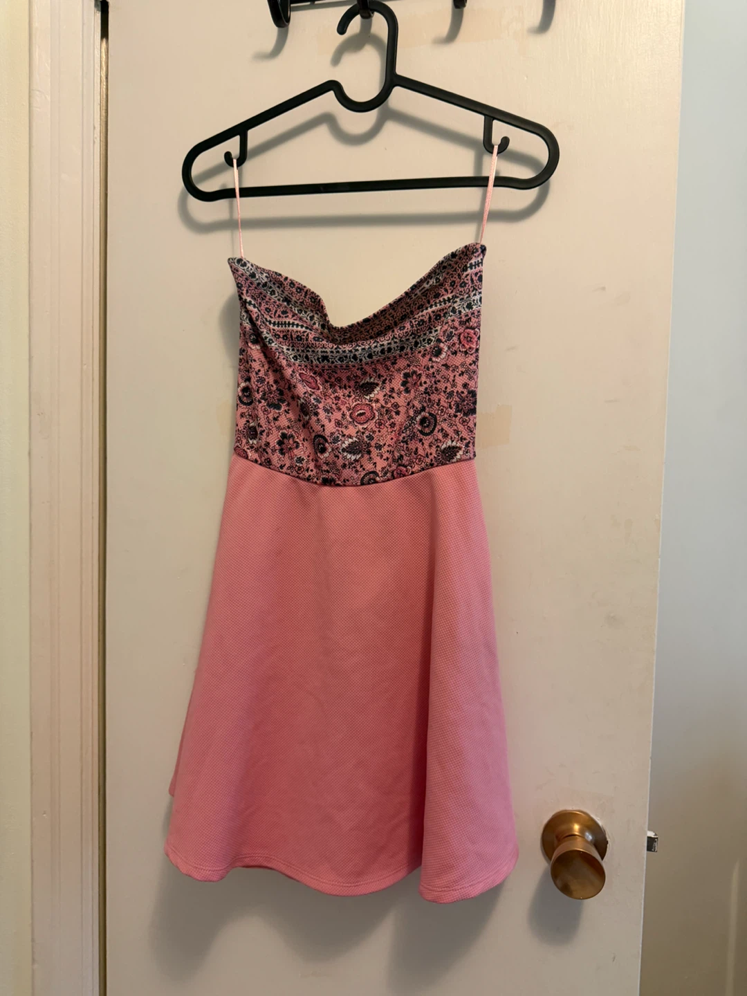 Pink Strapless Dress