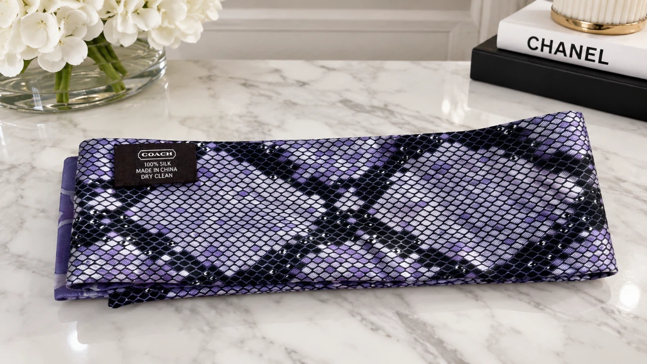 Coach Silk Scarf - photo 4