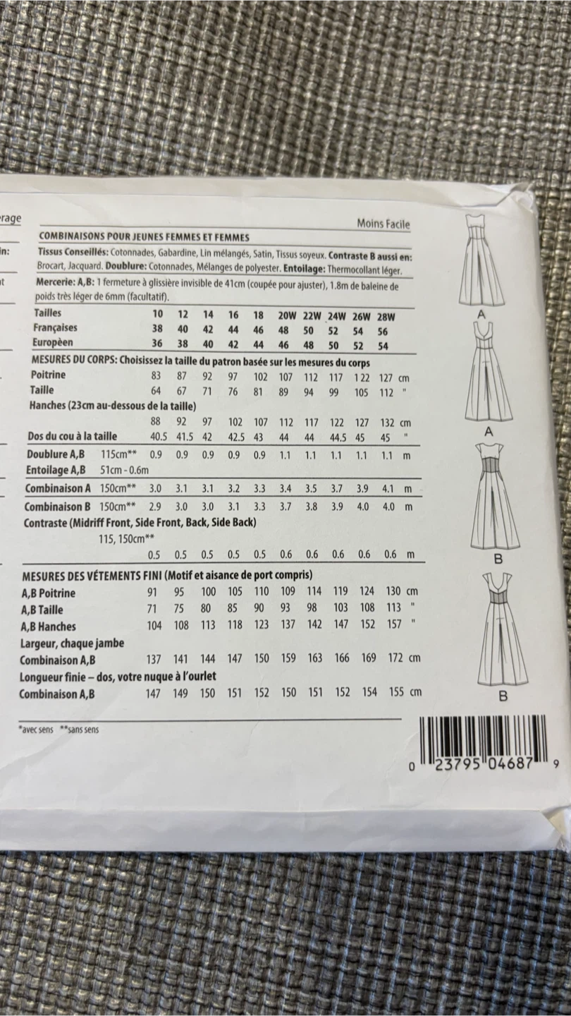 Jumpsuit Sewing Pattern - Size 10-18 UNCUT - photo 4