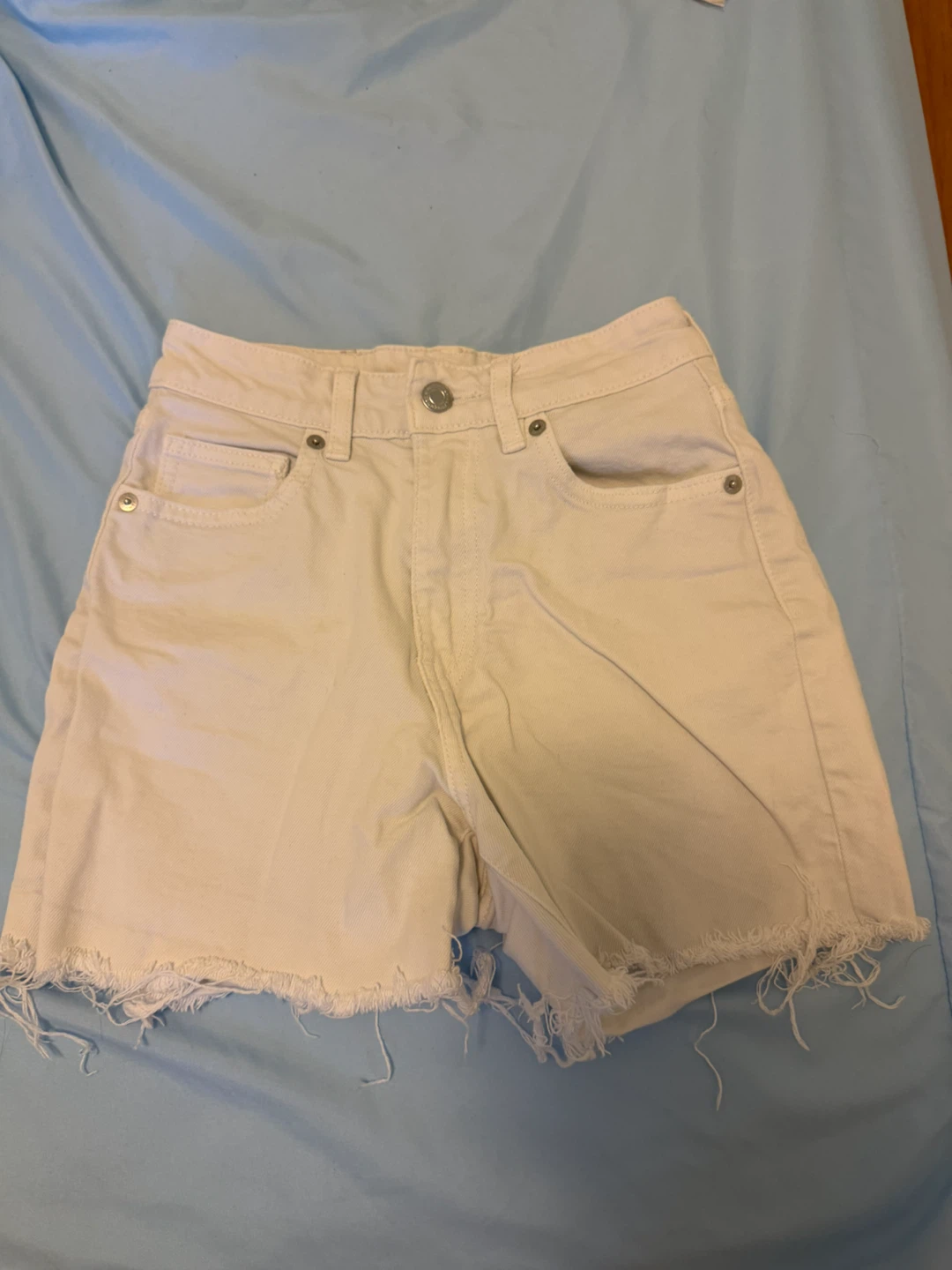 H&m High-Waisted Denim Shorts