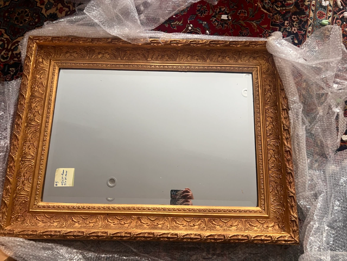 #5 - Ornate Gold Framed Mirror