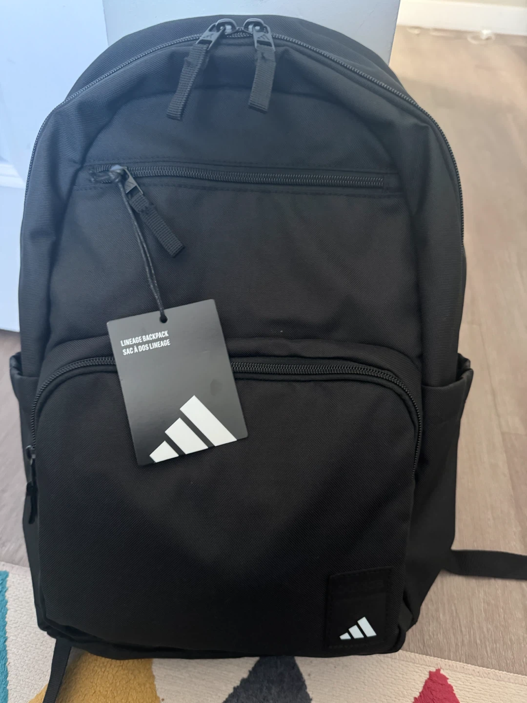 New Adidas Lineage Backpack Black