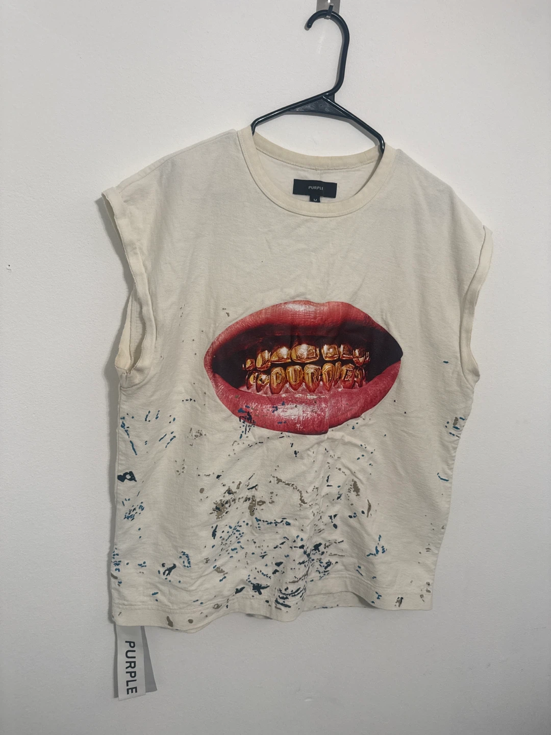 Purple Brand Graphic Muscle Tee