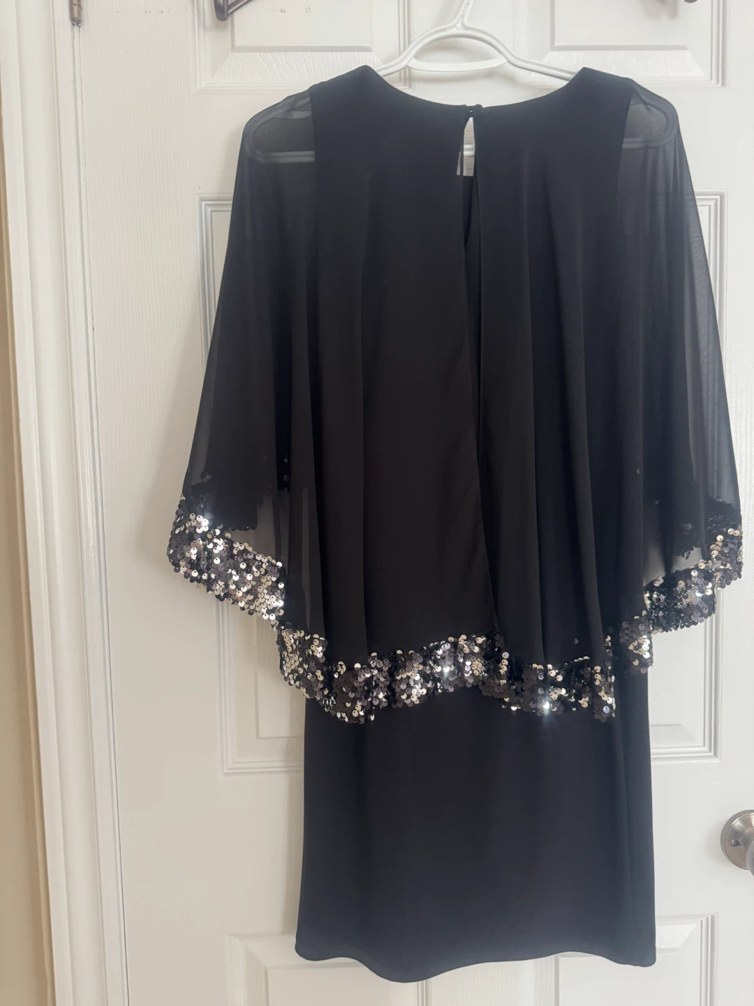 Black Sequin Party Dress - photo 2