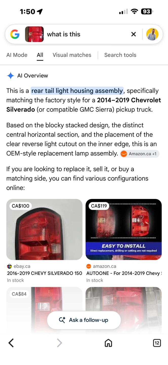Rear Tail Light Assembly for 2014-2019 Chevrolet Silverado - photo 5