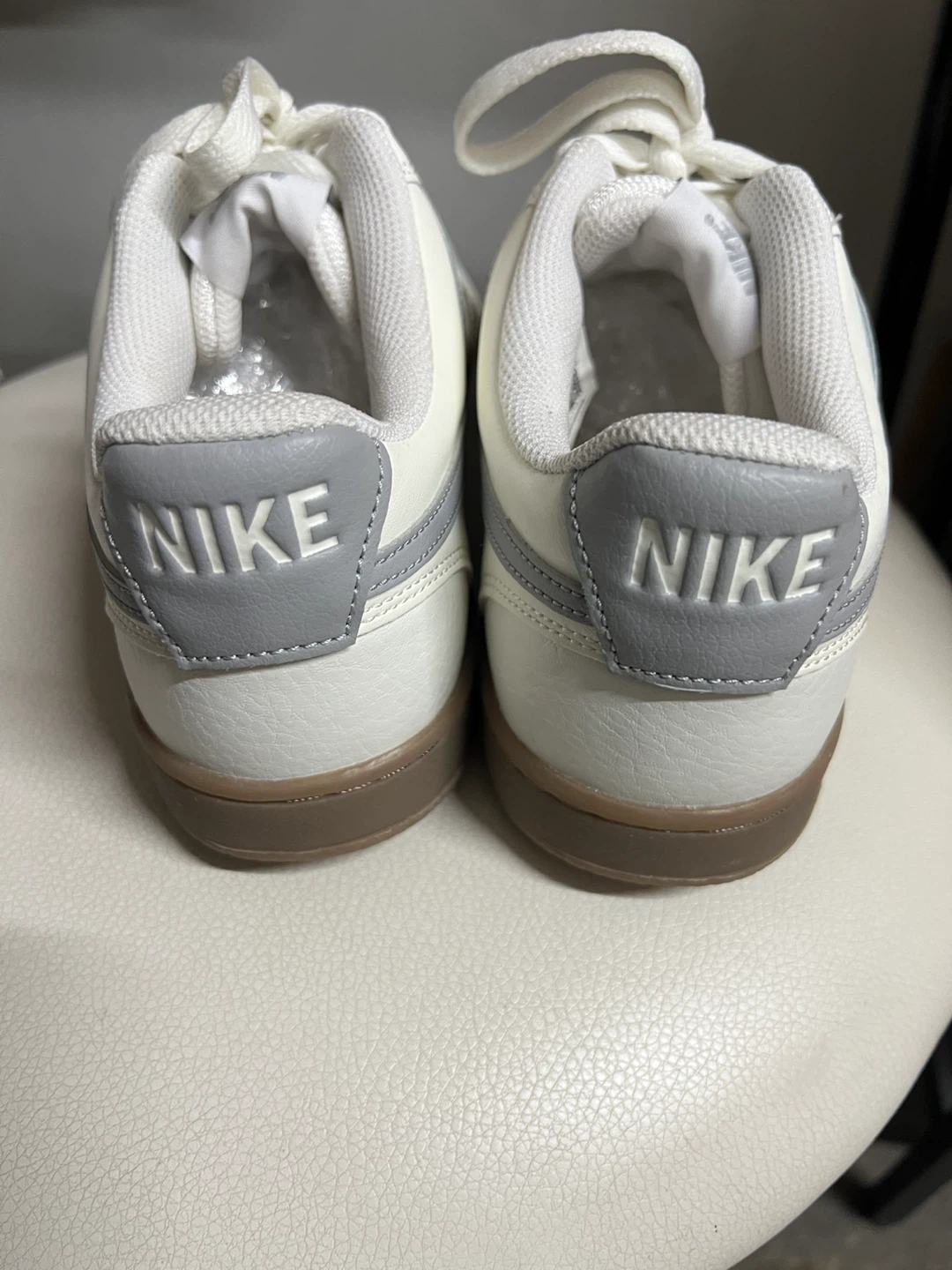 Nike Men's White & Grey Sneakers - photo 3