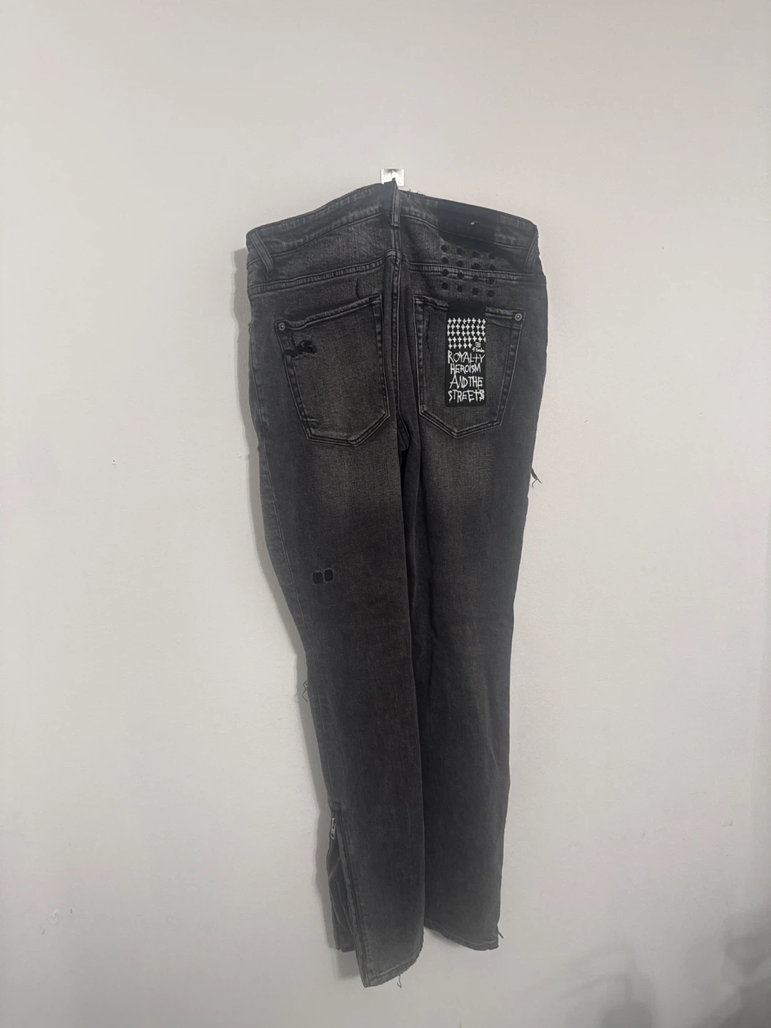 Ksubi Black Distressed Jeans Size 32 - photo 5