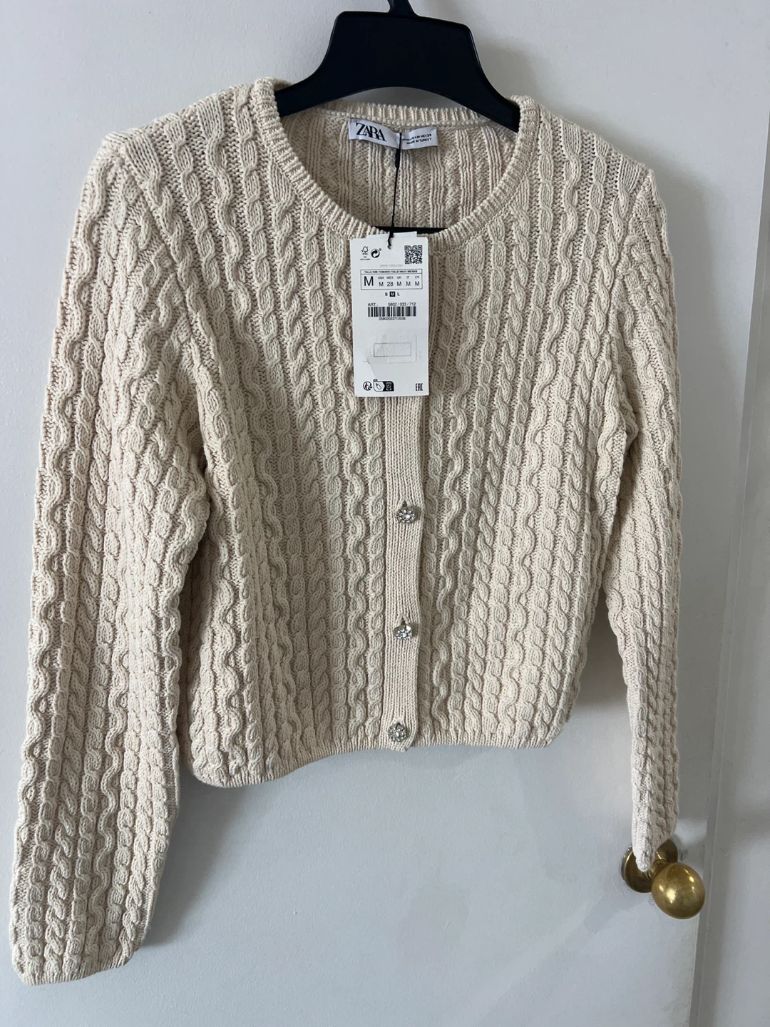 Zara Cable Knit Cardigan - photo 2