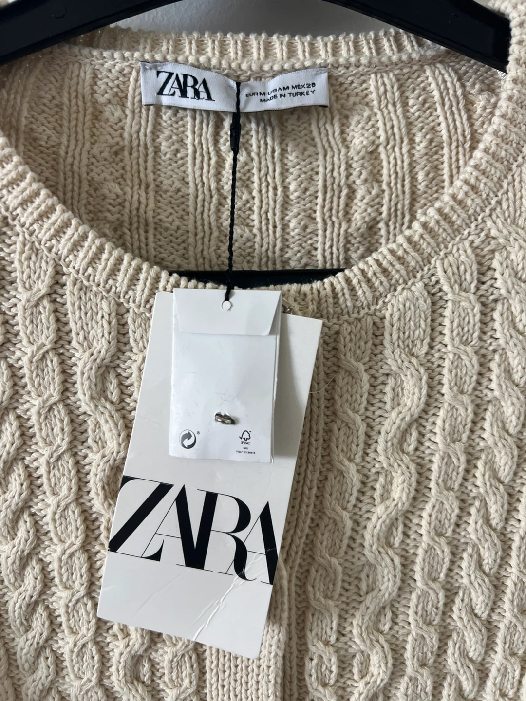 Zara Cable Knit Cardigan - photo 4