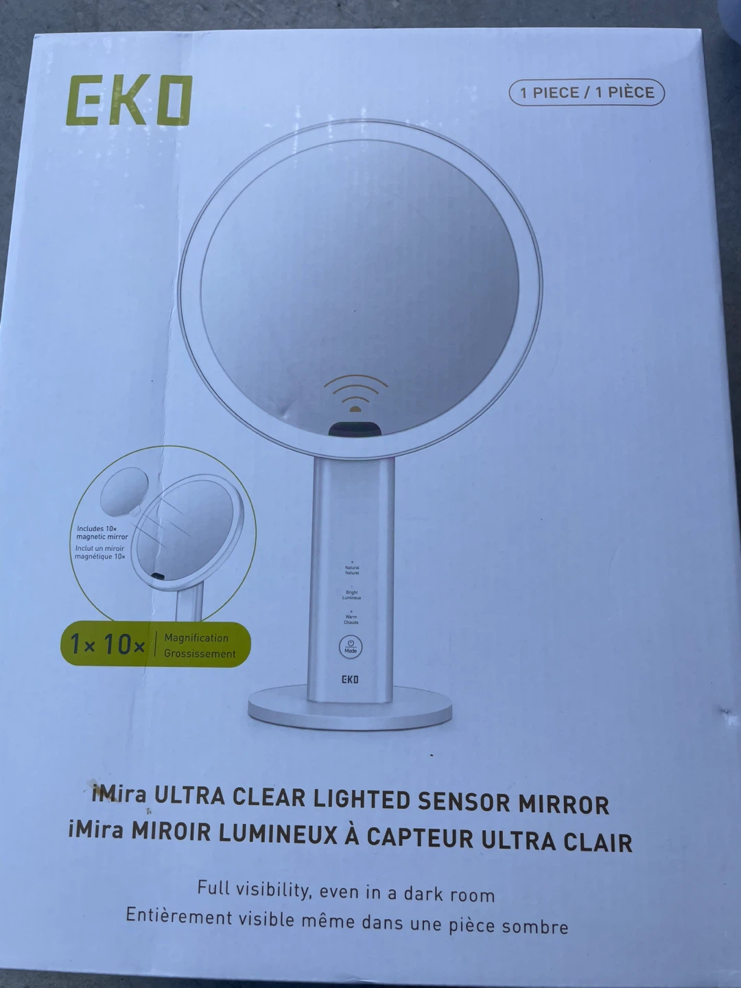 EKO iMira Ultra Clear Lighted Sensor Mirror