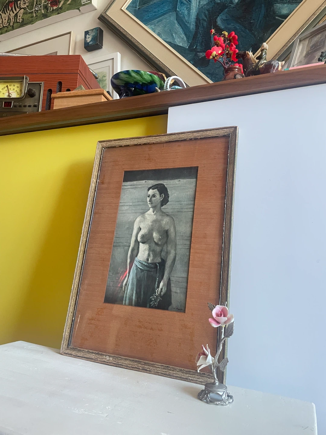 Mid-Century Grisaille Portrait Print - photo 2