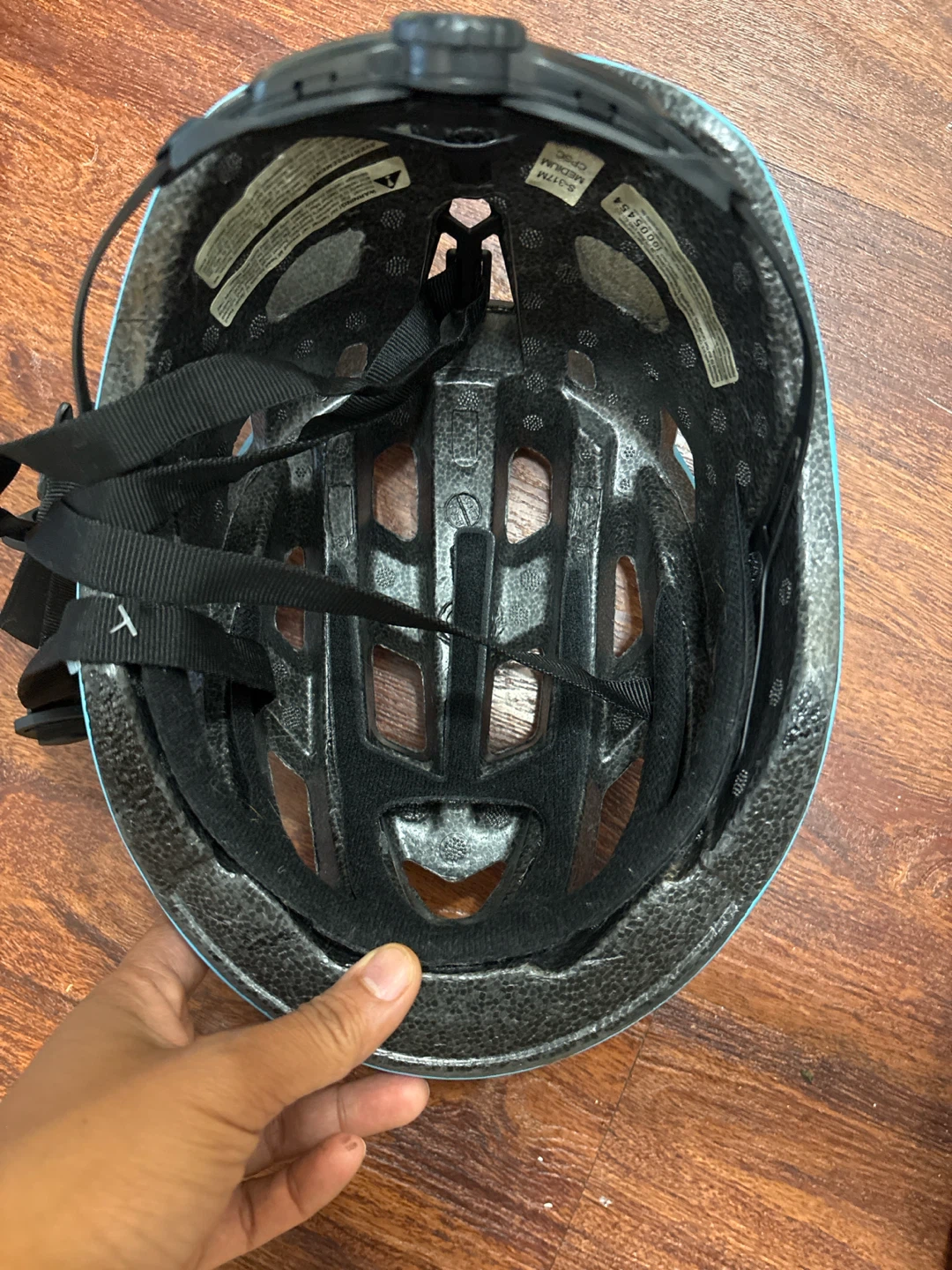 Blue Bicycle Helmet Size Medium - photo 3