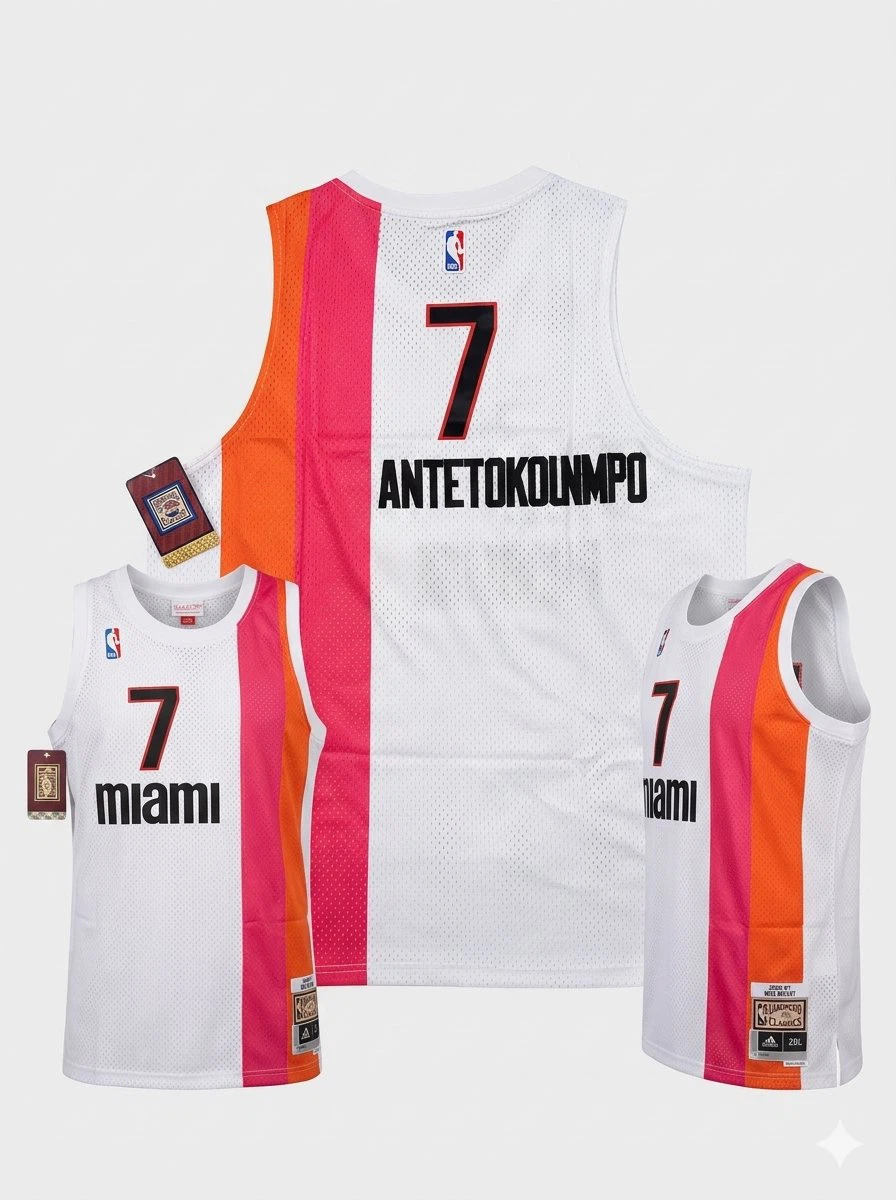 Miami Floridians Hardwood Classics Throwback Jersey Giannis Ante