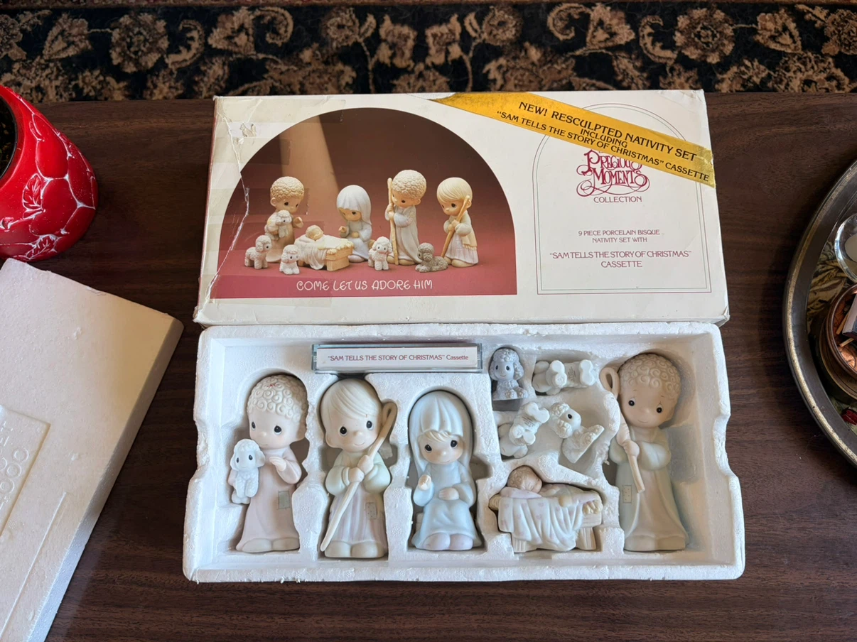 Precious Moments Nativity Set with Cassette