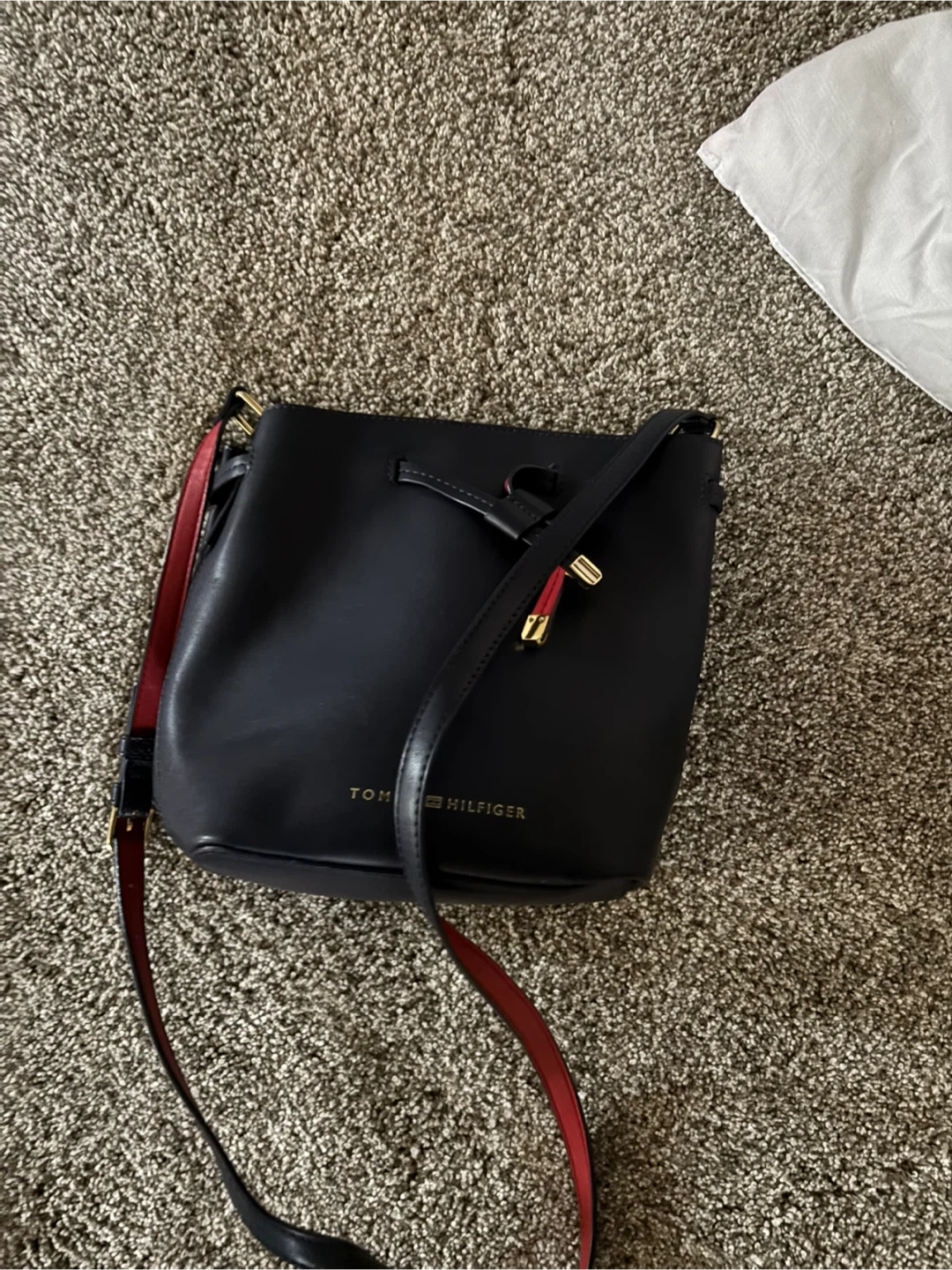 Tommy Hilfiger Black Bucket Bag