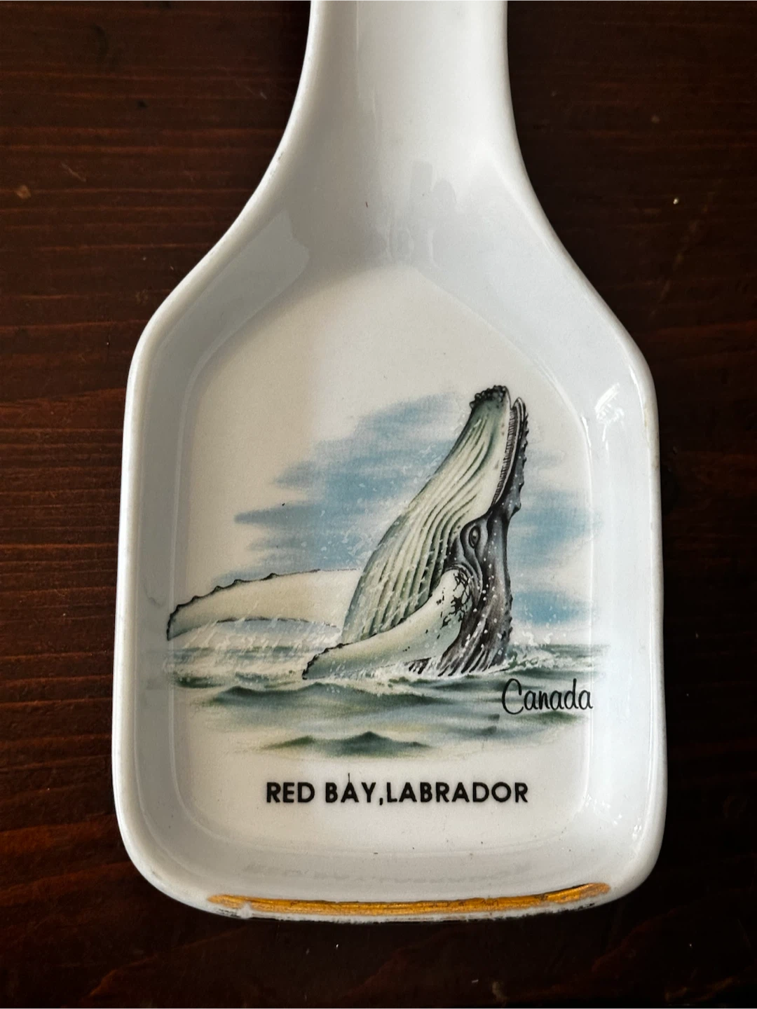 Vintage Ceramic Red Bay Labrador Spoon Rest - photo 2