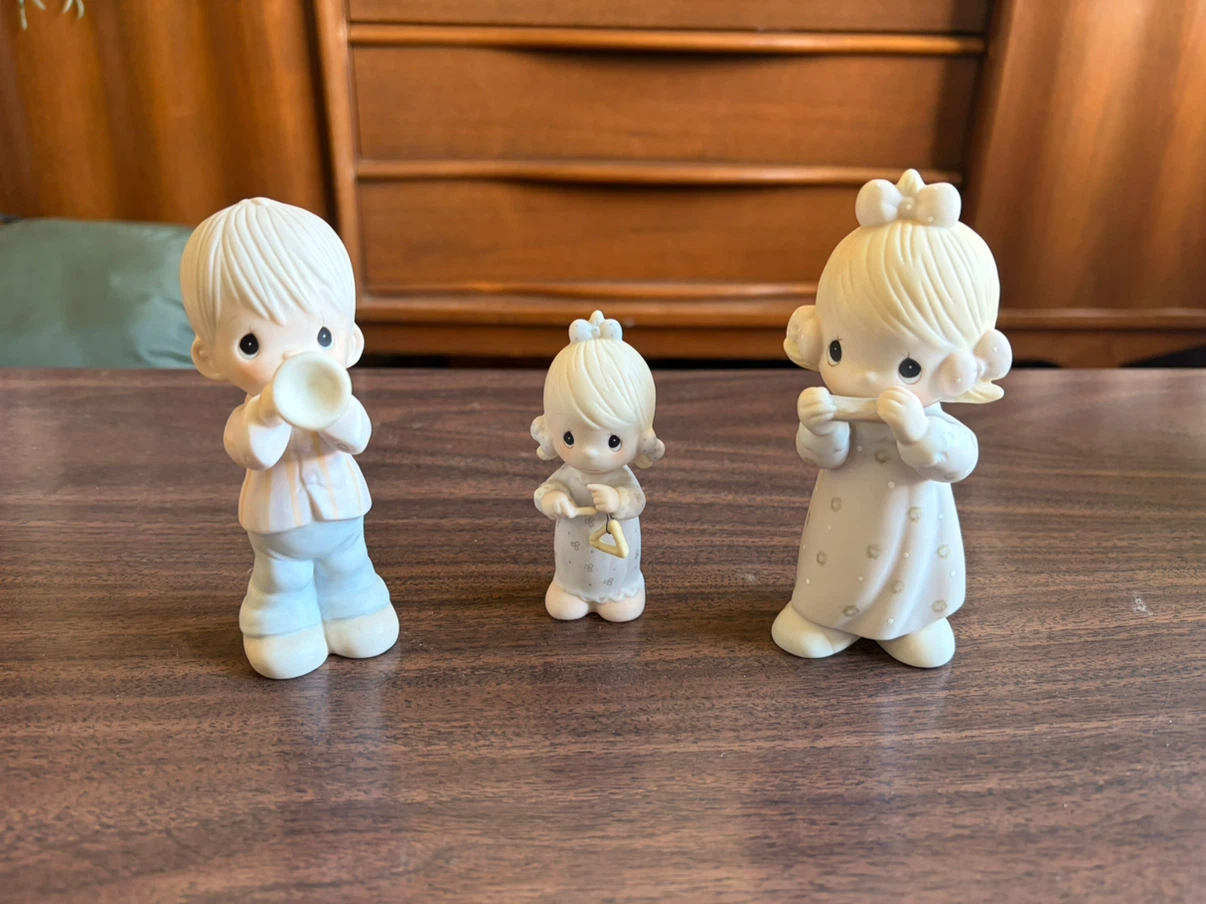 Set of 3 Precious Moments Figurine Musicians