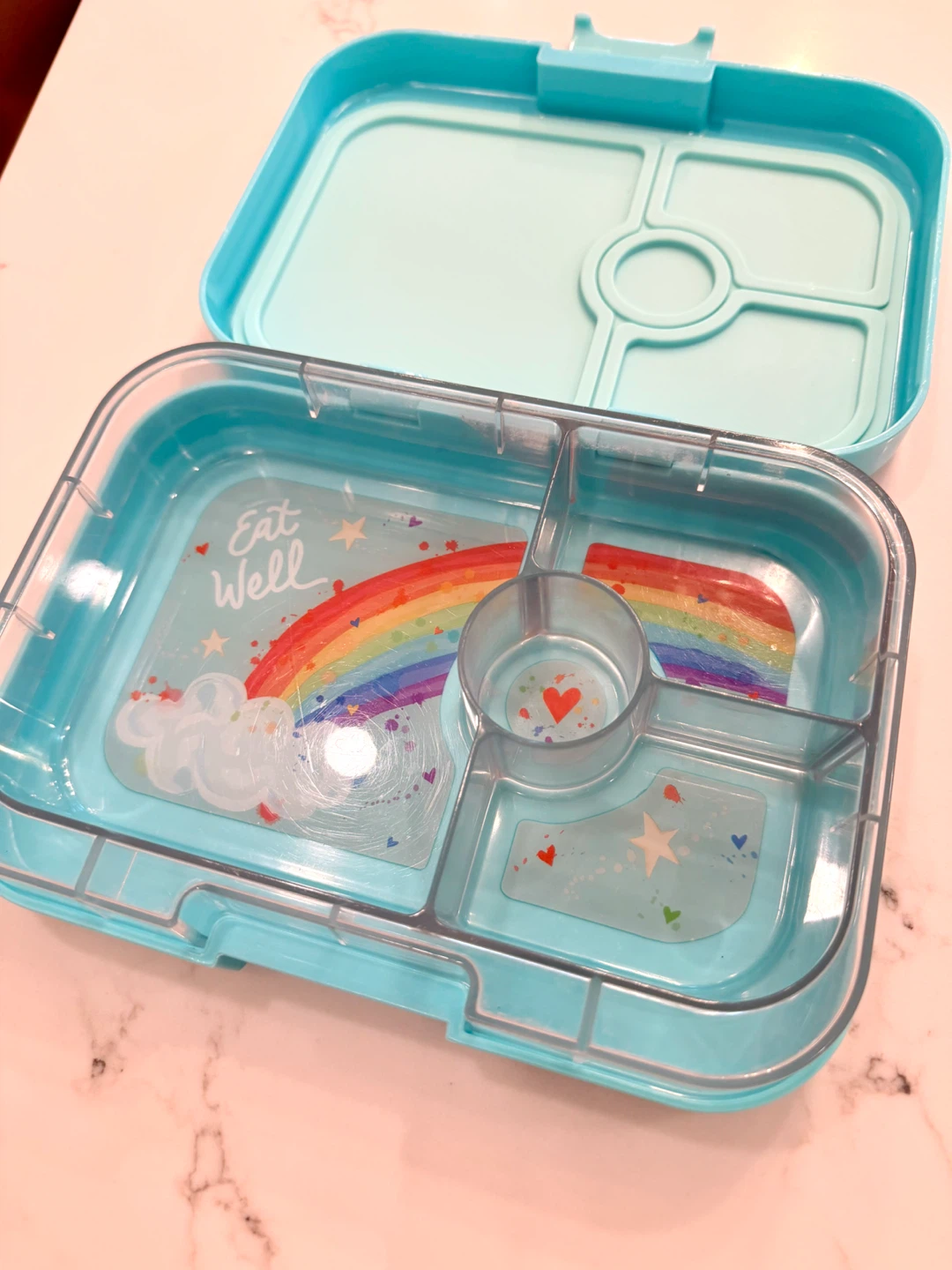 YUMBOX Bento Lunch Box - Aqua Rainbow