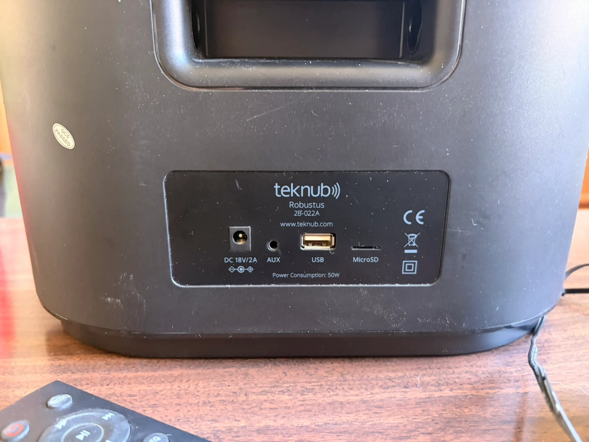 Teknub Robustus Bluetooth Speaker with Remote - photo 3