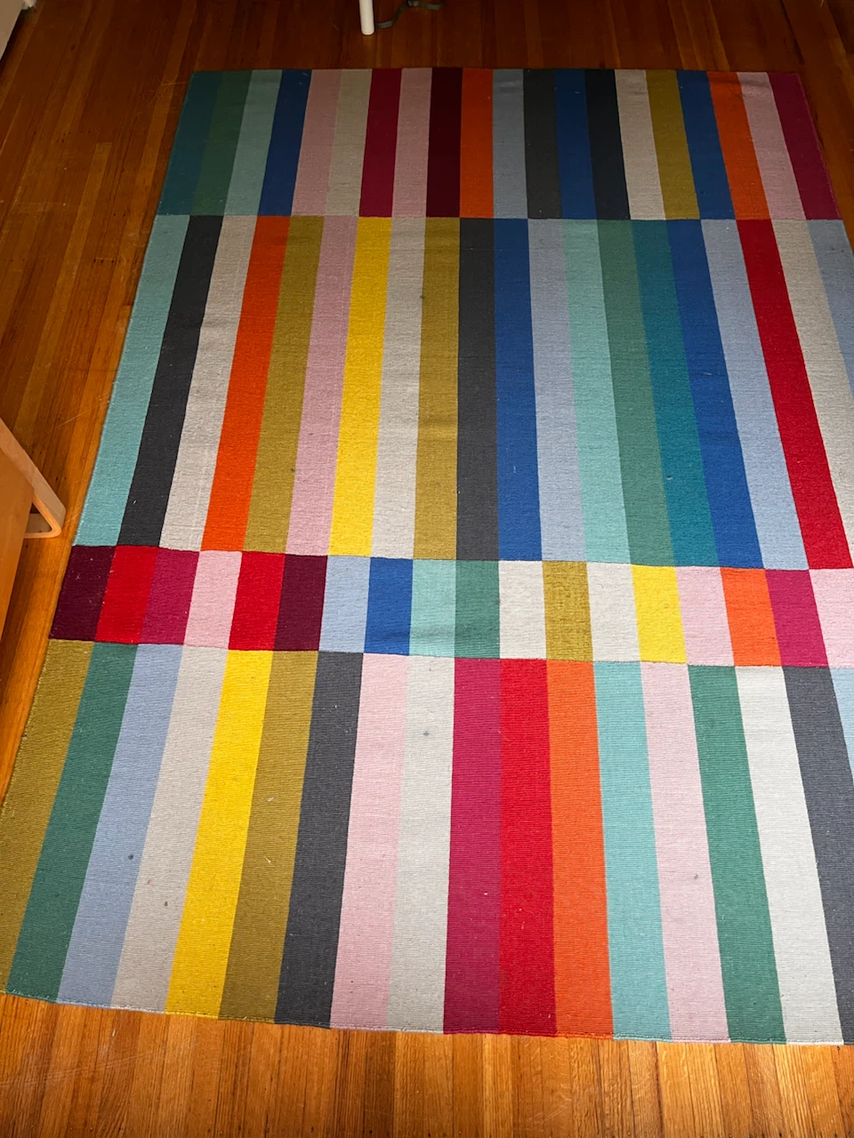 IKEA Colourful Striped Area Rug