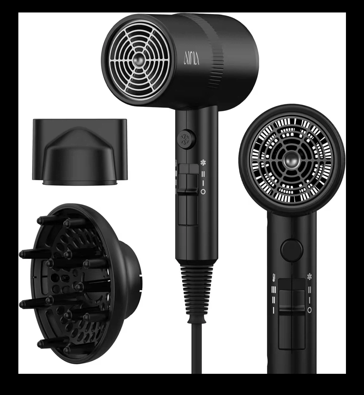 Aina Professional Hair Dryer with Diffuser - photo 4