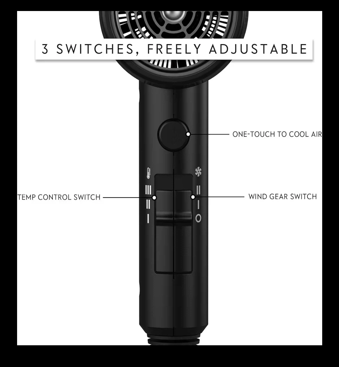 Aina Professional Hair Dryer with Diffuser - photo 5