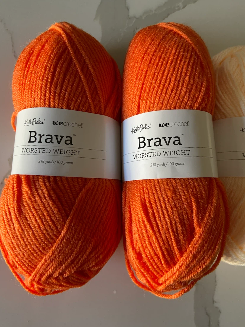 8 Spools Brava Worsted Weight Yarn