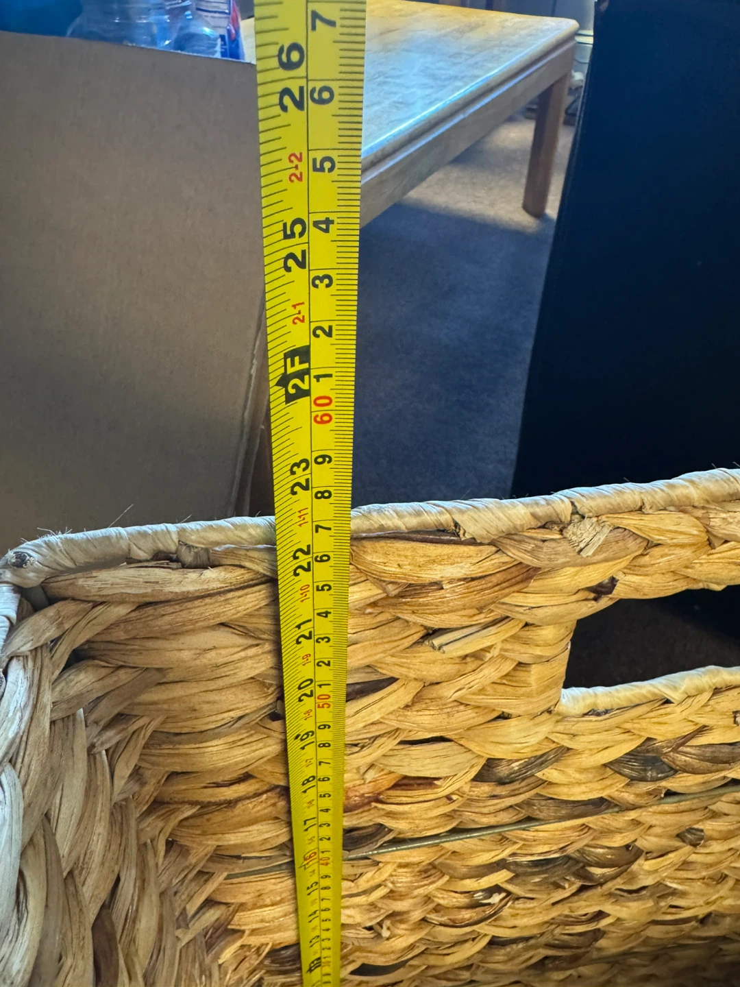 Woven Seagrass Storage Basket - photo 2