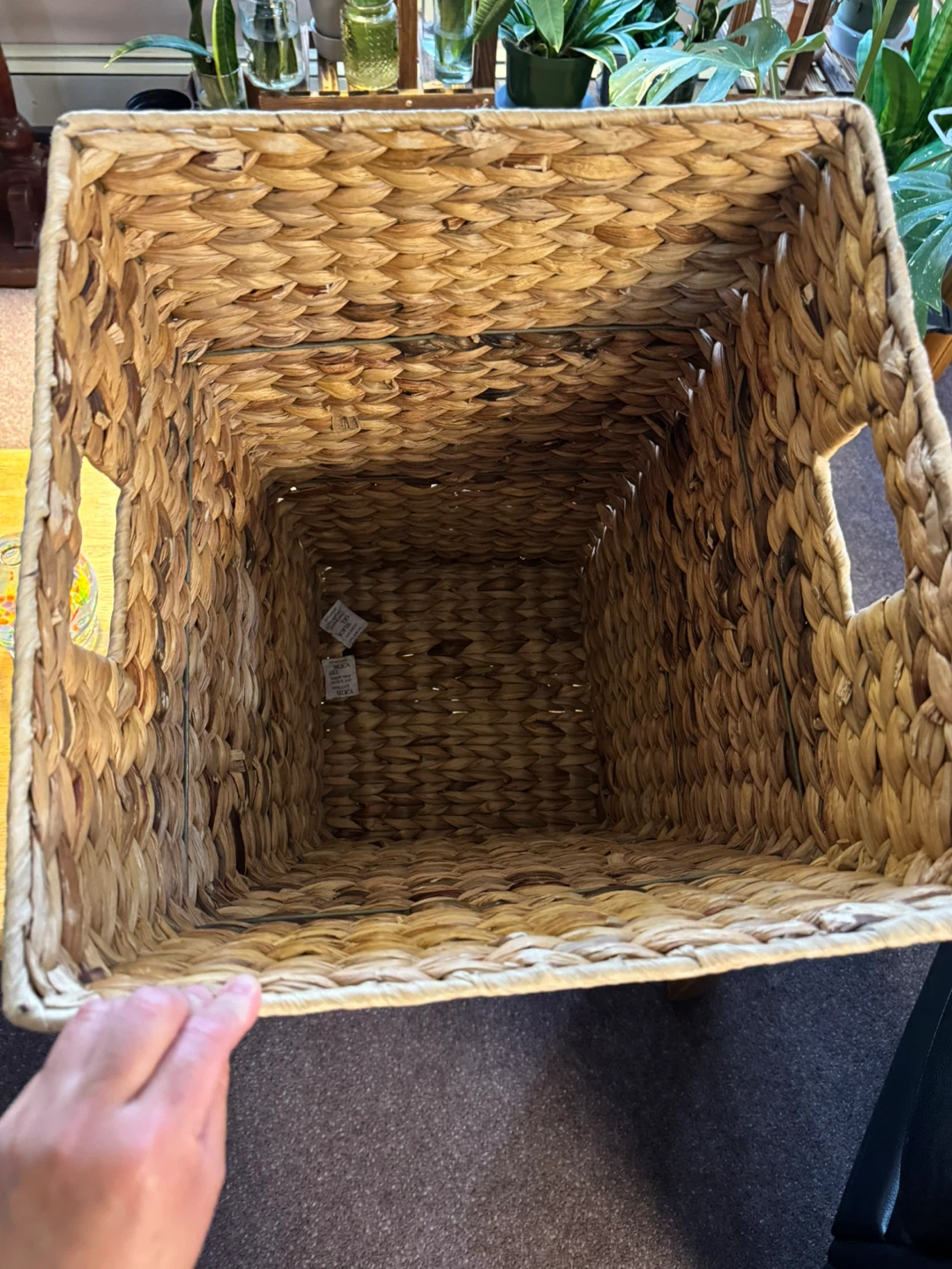 Woven Seagrass Storage Basket - photo 3