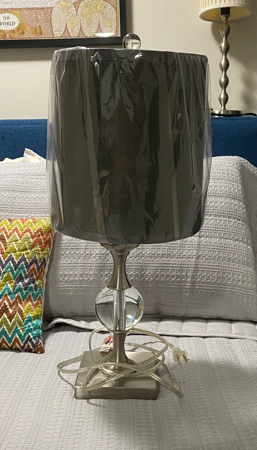 Table Lamp with Crystal Accent