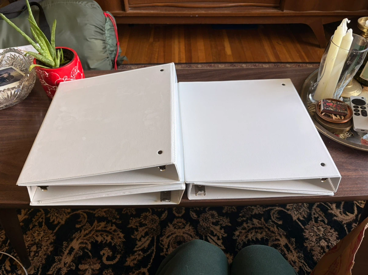 Avery White 3-Ring Binders x5 - photo 5