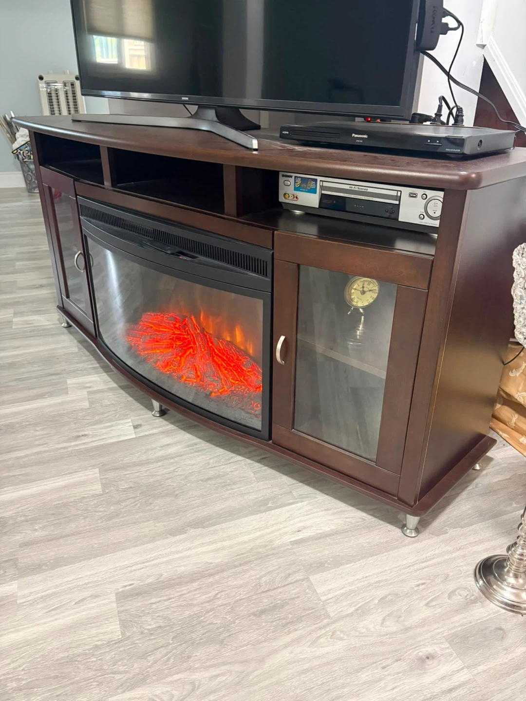 Electric Fireplace TV Console - photo 2