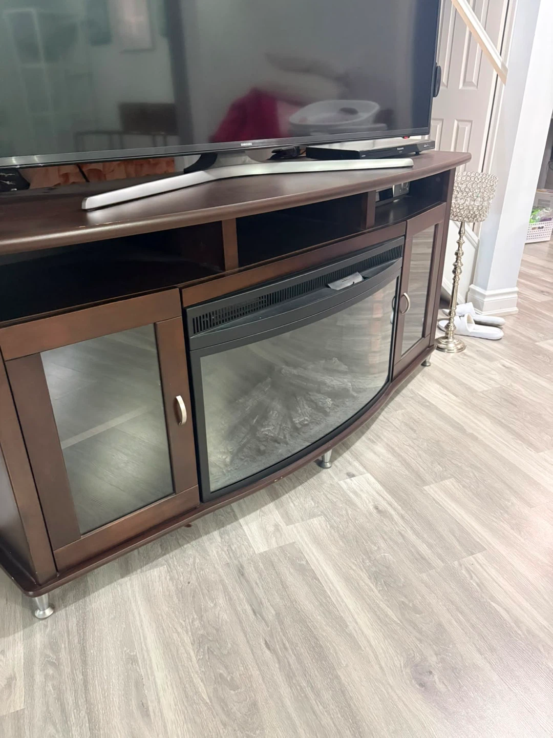 Electric Fireplace TV Console - photo 3