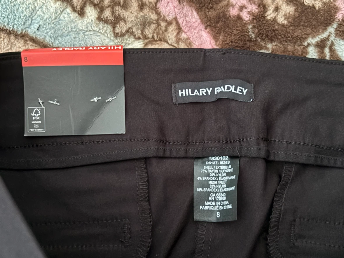 Hilary Radley Black Trousers Size 8 - photo 2